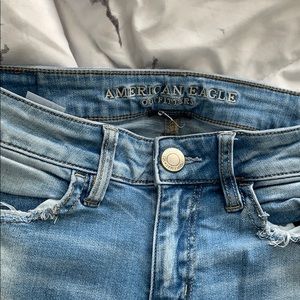 American eagle ripped skinny jeans